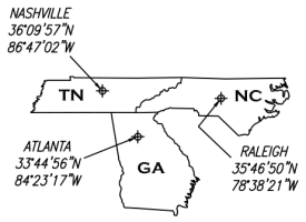 GPS coordinate, also known as geodetic coordinates or "lat/long", consists of two components